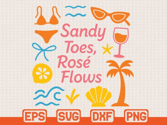Beach Vacation Wine Glass SVG: A Fresh Graphic Design Asset for Lifestyle Blogs and T-Shirt Designs