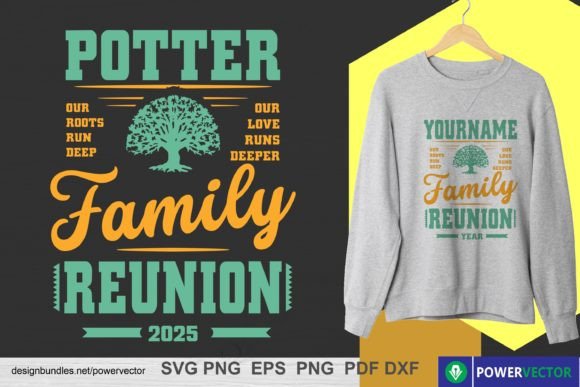 Family Reunion Shirt Template - Svg Png