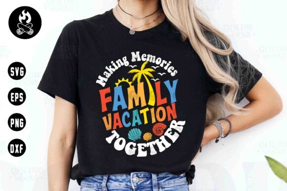 Family Vacation SVG, Beach Trip SVG – T-Shirt Design for Celebration Graphics