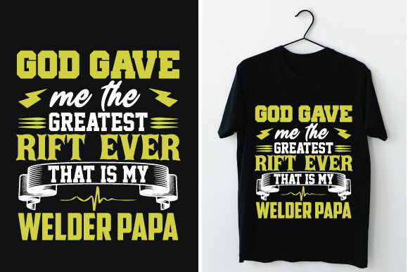 God Gave Me the Greatest Rift Ever That – A Bold Graphic for T-Shirt Designs & Brand Visuals