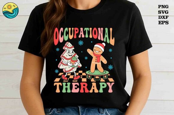 Occupational Therapy Xmas SVG: Festive Graphics for T-Shirt Designs & Handmade Crafts