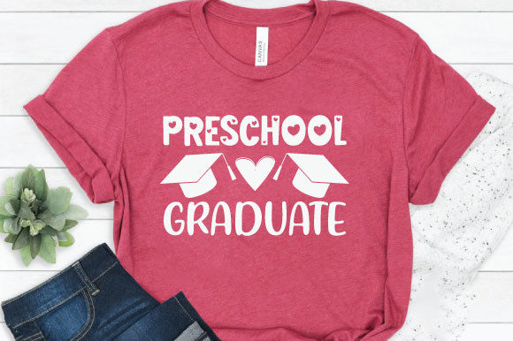 Preschool Graduate Graphics for T-Shirt Designs & Craft Projects