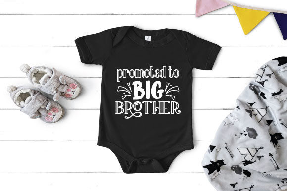 Promoted to Big Brother: A Fresh Graphic Design Asset for T-Shirt Designs