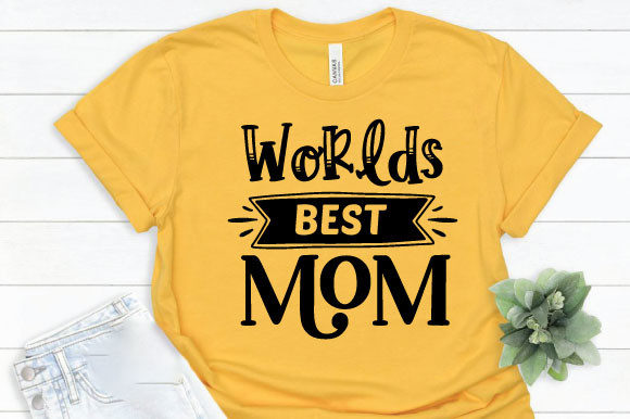 Worlds Best Mom: A Versatile Graphic for T-Shirt Designs & Blog Visuals